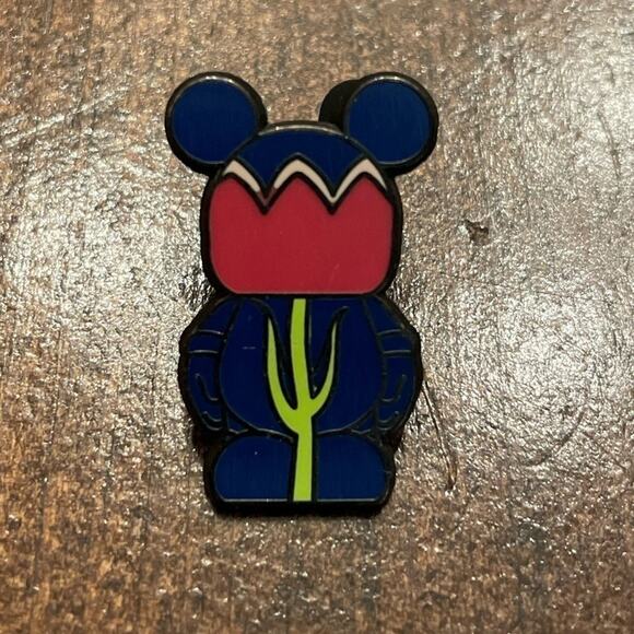 Disney Trading Pin Hidden Mickey Purple Vinylmation Jr Tulip Flower Mystery Pack - Picture 1 of 3